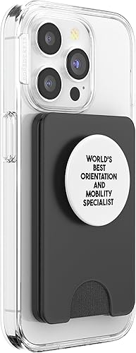 Vista 15 de World's Best Orientation And Mobility Specialist PopSockets PopGrip intercambiable