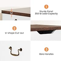 Vista 16 de IDEALHOUSE Cofre de almacenamiento, baúl de juguetes de 39.4 pulgadas para niños y niñas, caja de juguetes grande de madera para niños, banco
