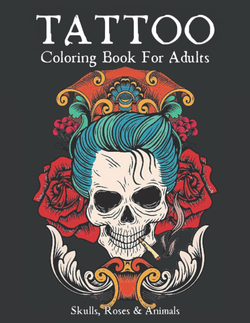 Livre Coloriage Tatouage Adulte pour Chasser l'Anxiété