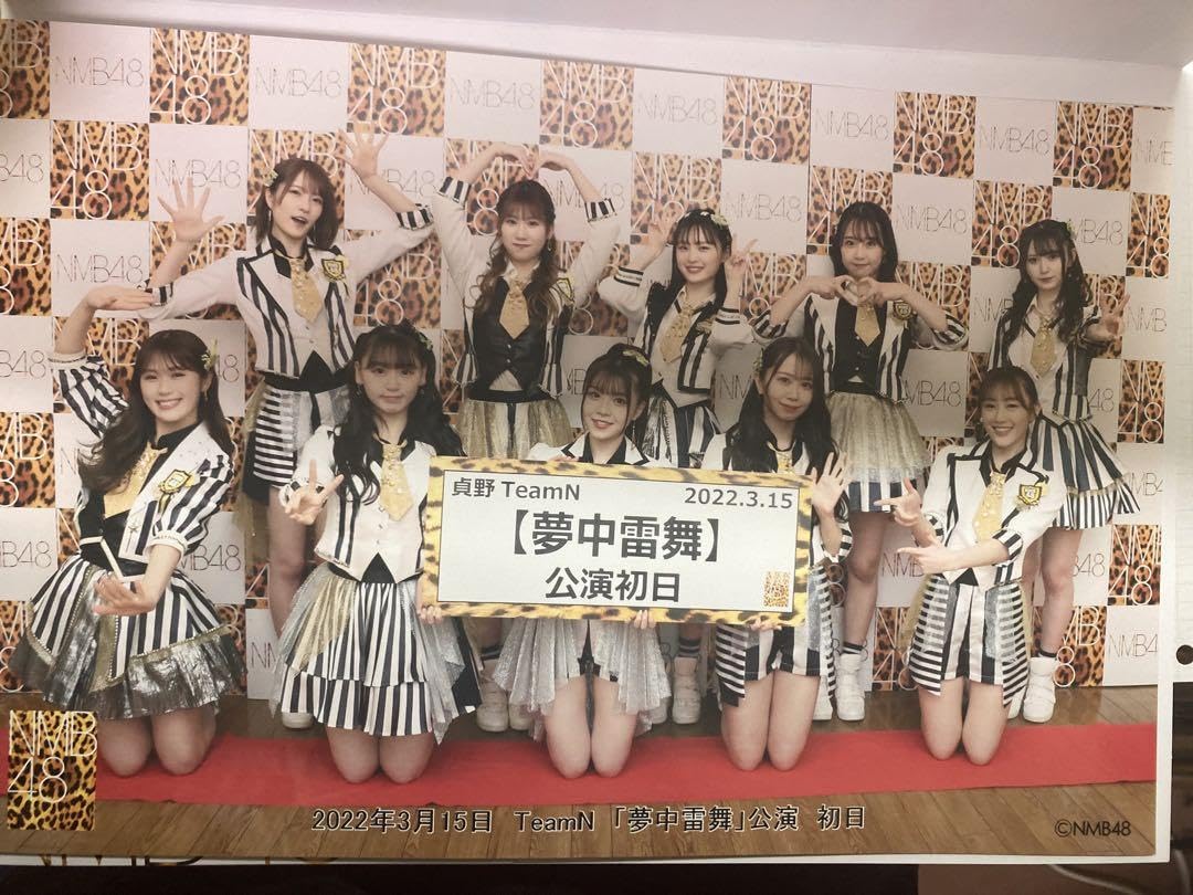 Amazon.co.jp: NMB48 チームN 夢中雷舞 公演 撮って出し2L版生写真 