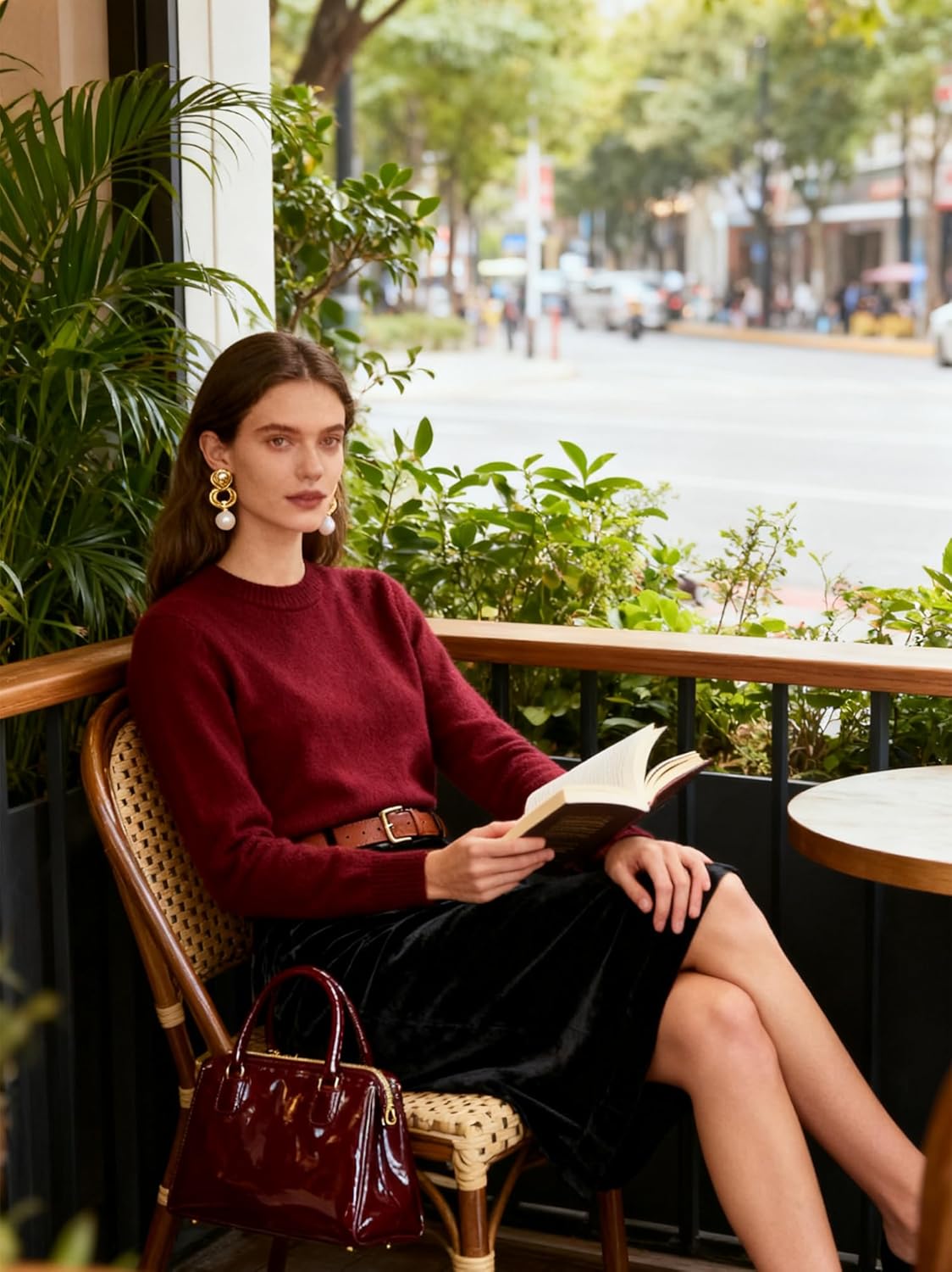 SANGTREE Women's Sweaters Crewneck Long Sleeve Soft Knit Pullover Jumper Tops Casual Fall Sweaters - Image 8