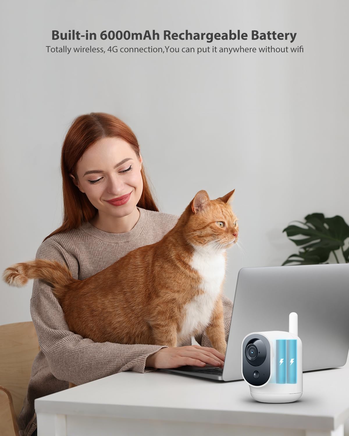 Kamera bezpieczeństwa COCOCAM 4G do użytku wewnętrznego