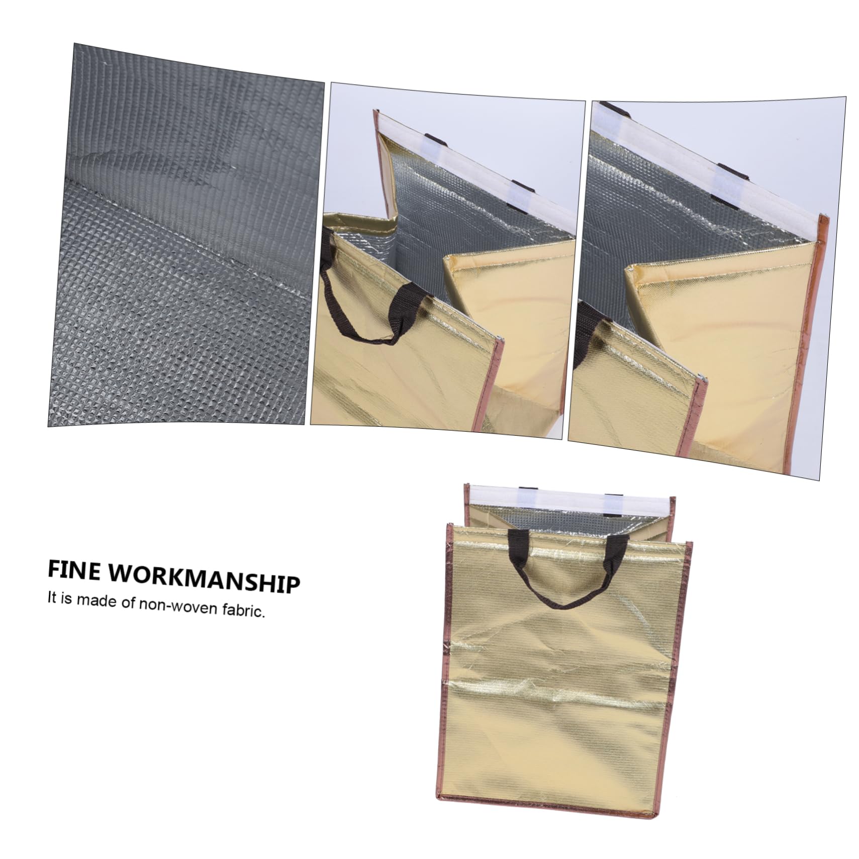 LIFKOME 3piezas Bolsa Térmica Aislante Para Comida y Resistente Para Picnic Camping y Transporte De Alimentos Frescos