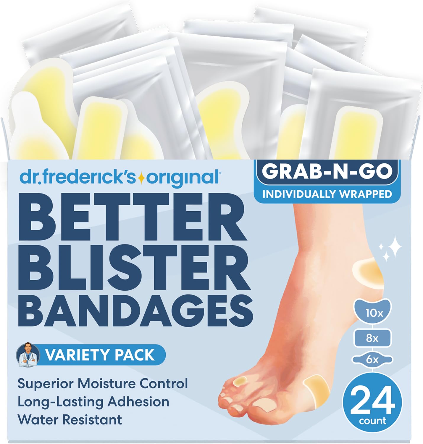 Dr. Frederick's Original Better Blister Bandages for Feet, 12 ct — Amazon image 12