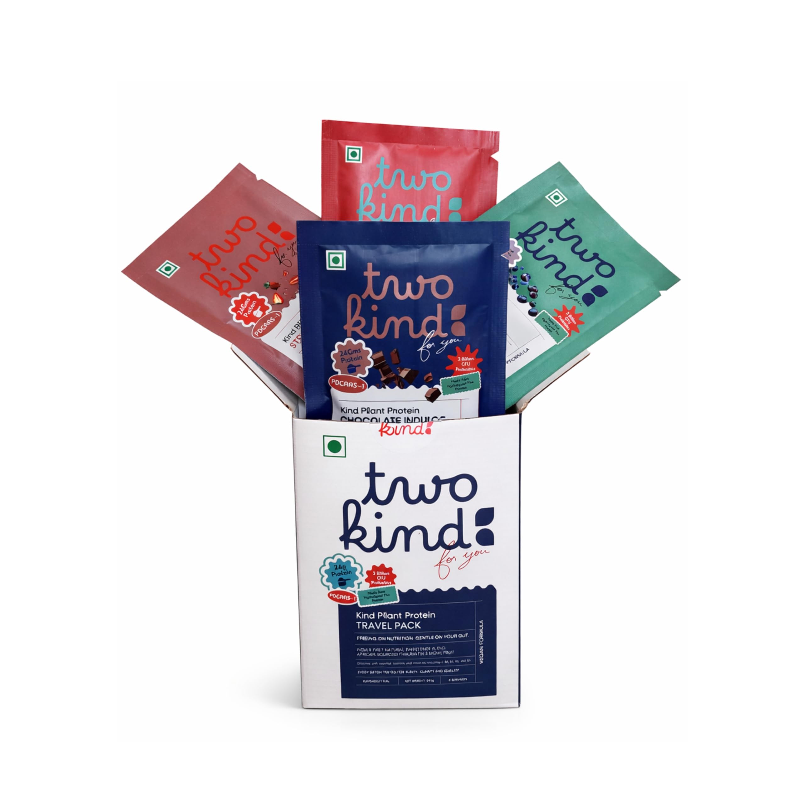 Plant Protein Travel Pack (8 Sachets) | 24g Protein per Serving | Hydrolyzed Pea Protein | 4 Flavors – Mocha, Chocolate, Blueberry, Strawberry | Vegan, Dairy-Free, Soy-Free With Probiotics | No Sugar, No Sucralose-image-36