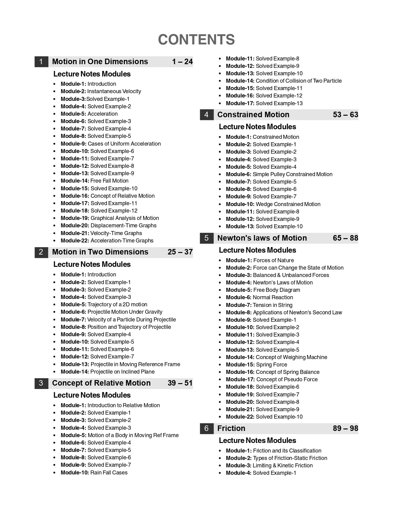 Physics Galaxy Vol. I Lecture Notes on Mechanics (JEE Mains & Advance, BITSAT, NEET)
