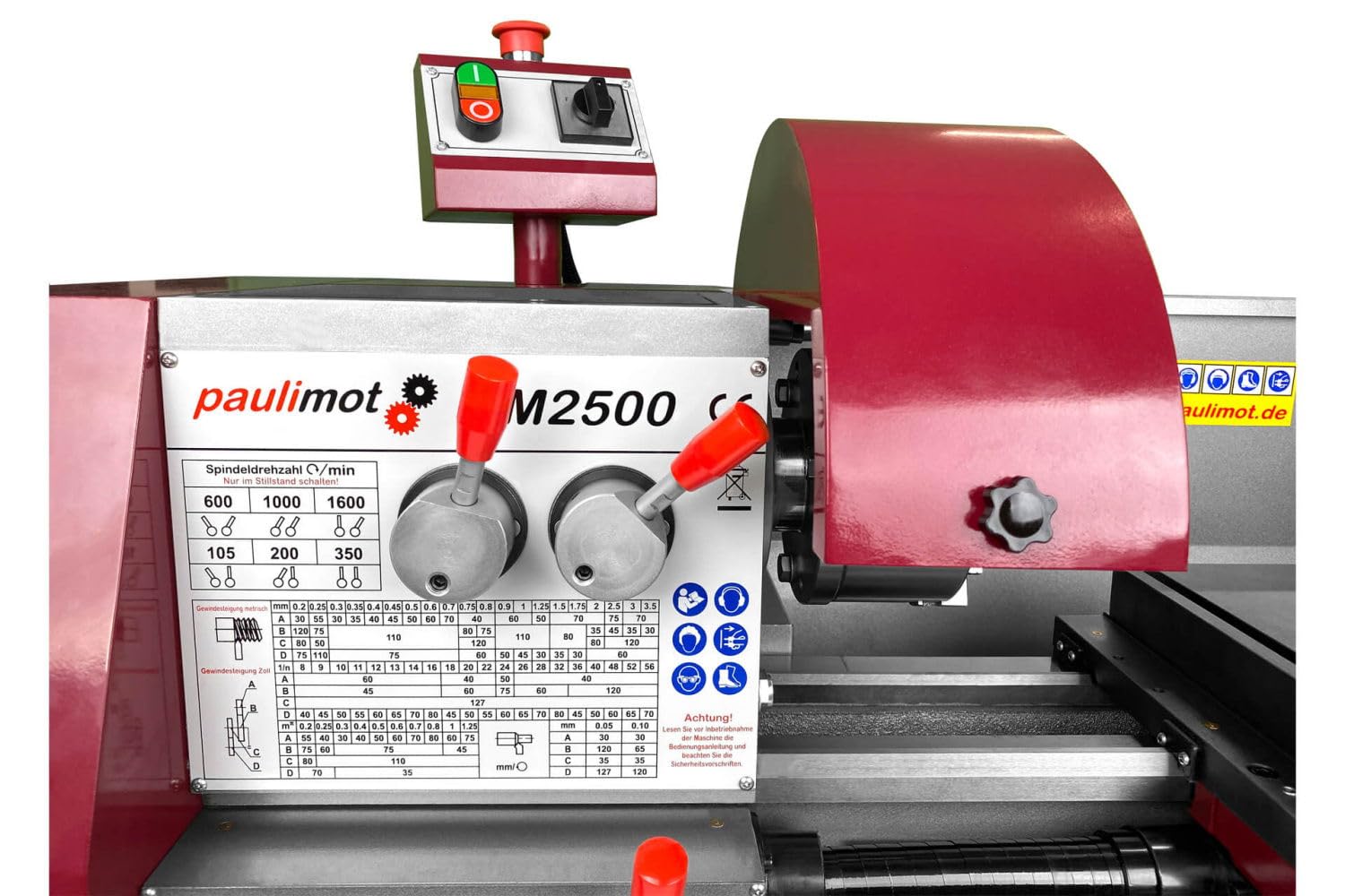 PAULIMOT Drehmaschine PM2500 mit 400 Volt Motor