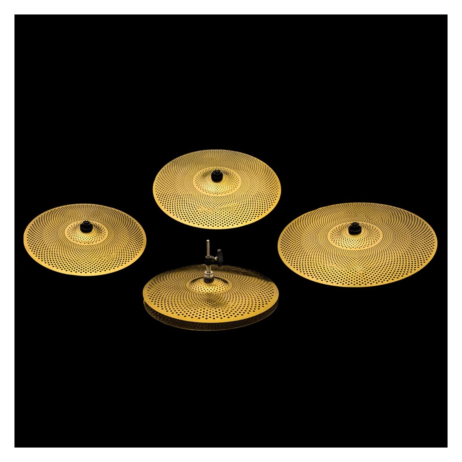 Cymbal Sets Platillos De Aleación Dorada De Bajo Volumen 14 "16" 18 "20" platillo