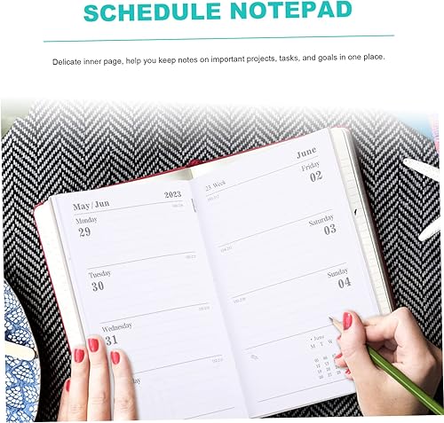 Miniatura 5 de Operitacx Agenda 2023, agenda 2023, agenda de citas, calendario de citas, libro de citas, diario 2023, cuaderno de papel, calendario de trabajo,