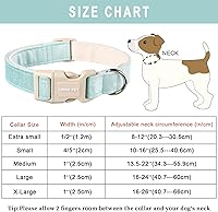 Vista 174 de Aring Pet Collar de algodón, ligero y ajustable, con hebilla de liberación rápida para perros pequeños, medianos y grandes, para cachorros, XS
