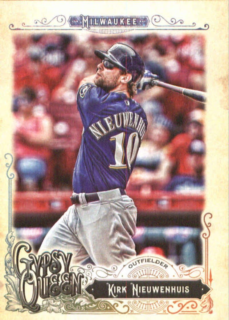 2017 Topps Gypsy Queen #44 Kirk Nieuwenhuis Milwaukee Brewers Baseball Card