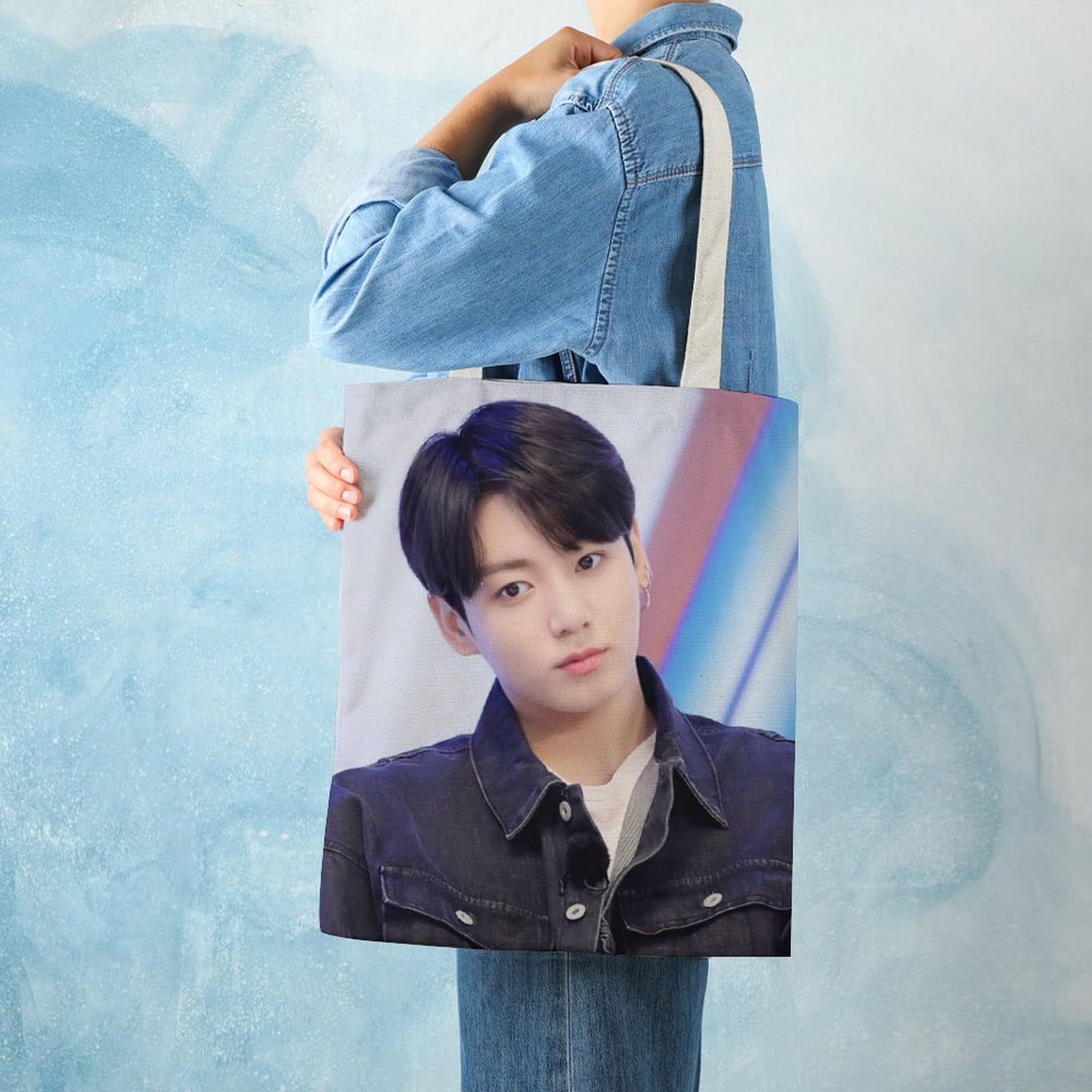 Amazon.co.jp: BTS-Jung Kook トートバッグ キャンバス 肩掛け 大容量