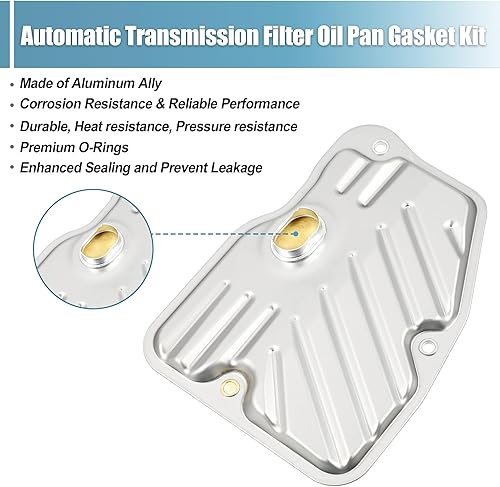 Miniatura 4 de uxcell 1 juego de cárter de aceite de filtro de transmisión para TOYOTA COROLLA 2014-2020 No.3533012050