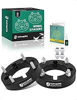 YHTAUTO 4x137 to 4x156 Wheel Adapters 1.5" Thick for Honda Pioneer, Can-Am, Kawasaki UTVs - 12.9 Grade Studs, 110mm Bore, 2PCS Black