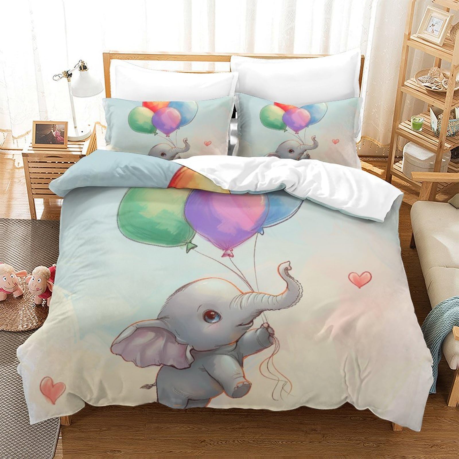Housse de couette 260x220cm microfibre finis les plis et la transpiration