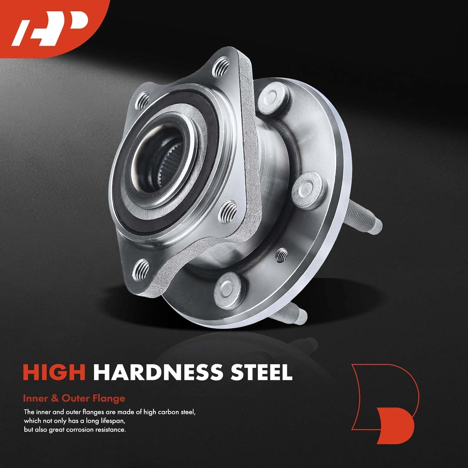 A-Premium Rear Wheel Bearing and Hub Assembly Compatible with AWD Ford Mercury Model - Five Hundred 05-07, Freestyle 05-07, Taurus 08-09, Taurus X 08-09, Montego 05-07, Sable 08-09, AWD Only