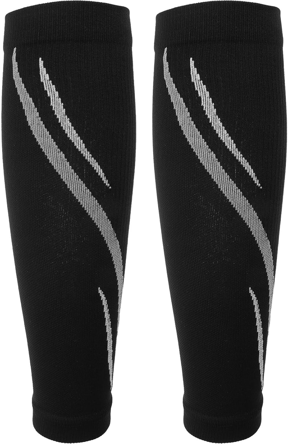 Compression Calf Sleeves for Men 2pcs Elastic Calf Socks Sports Leg Warmers Breathable Support for Running Basketball Football and Fitness