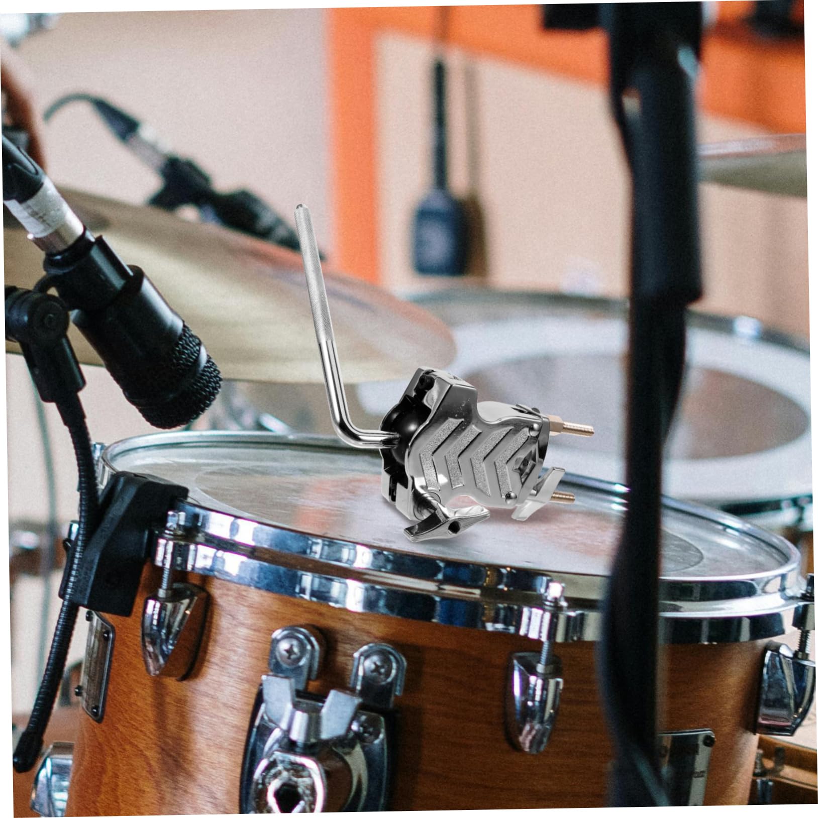 Cowbell Montageklemme Für Trommel Und Percussion Für Live-auftritte Und Proben Vielseitig Einsetzbarer Schlagzeughalter