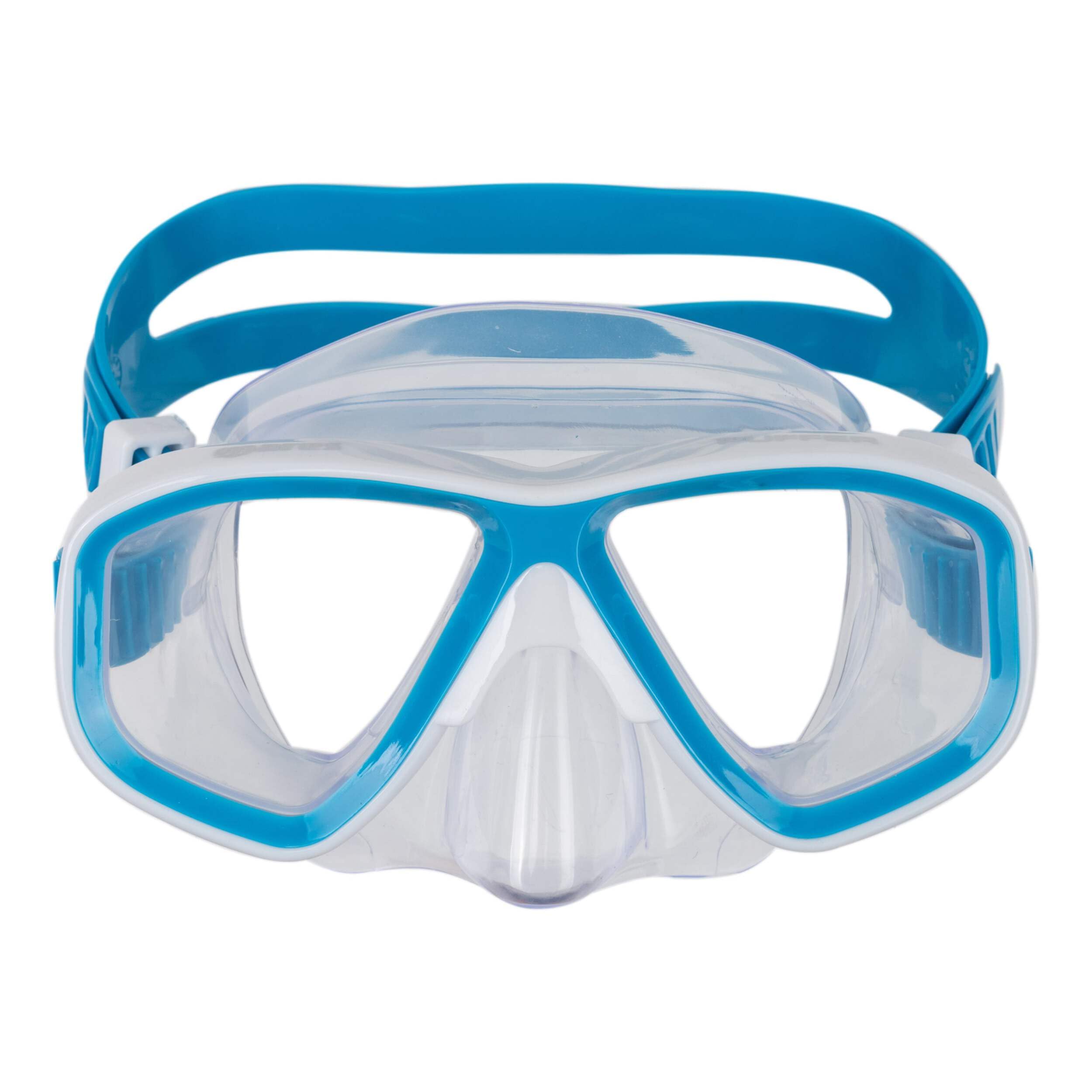Mares Puffer – Taucherbrille Kinder XS-S, doppelte PC-Linsen, Siliter-Dichtlippe, mikroverstellbares Band