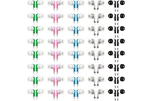 Kid-Friendly Value Pack: 100 Pack Premium Wired Earbuds
