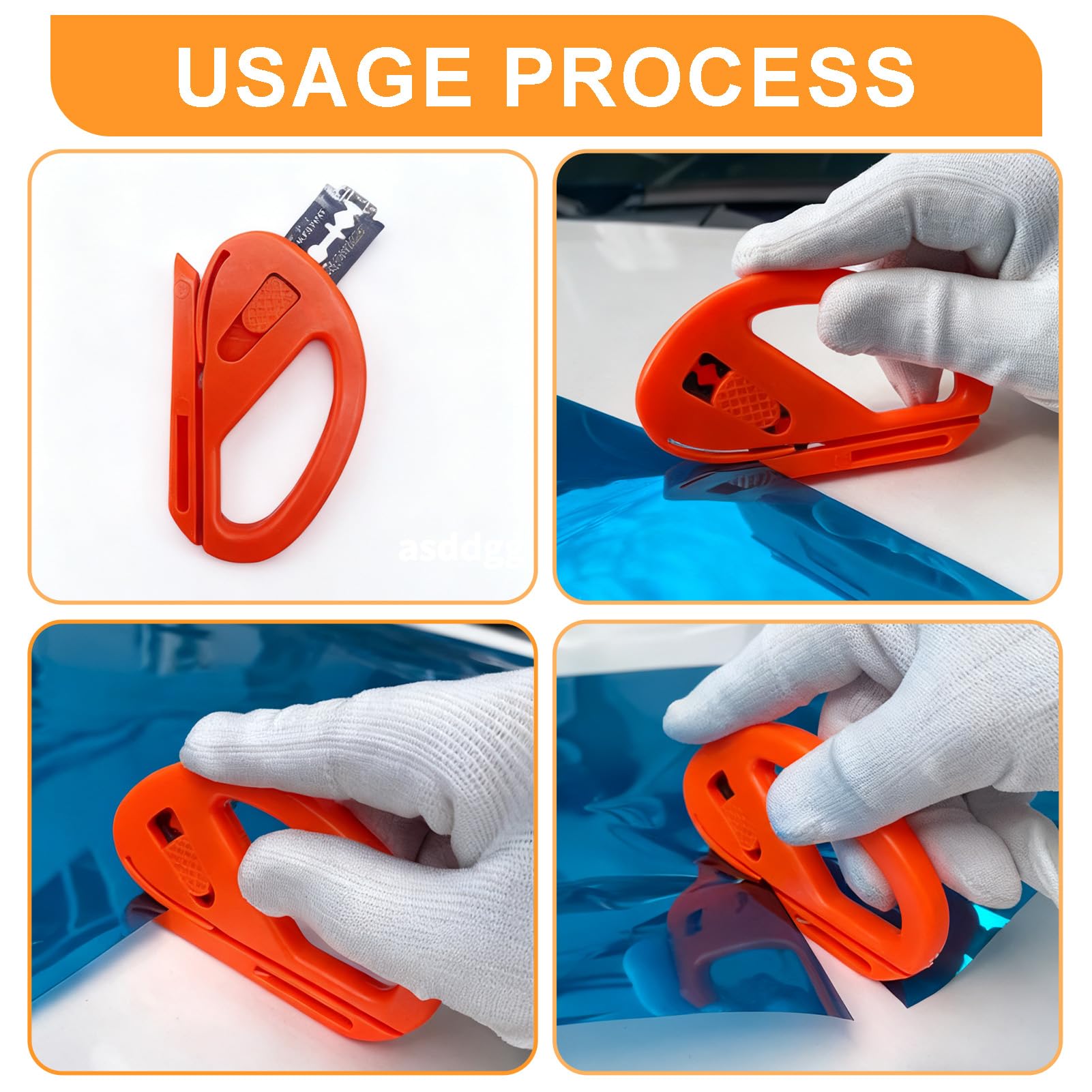 Coupe-papier d'emballage coulissant, Cutter cadeau pour rouleaux de papier plastique
