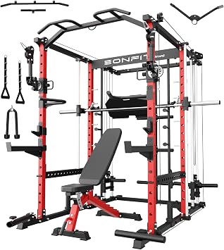 Eonfit E5 Smith Machine Power Rack&Leg Press
