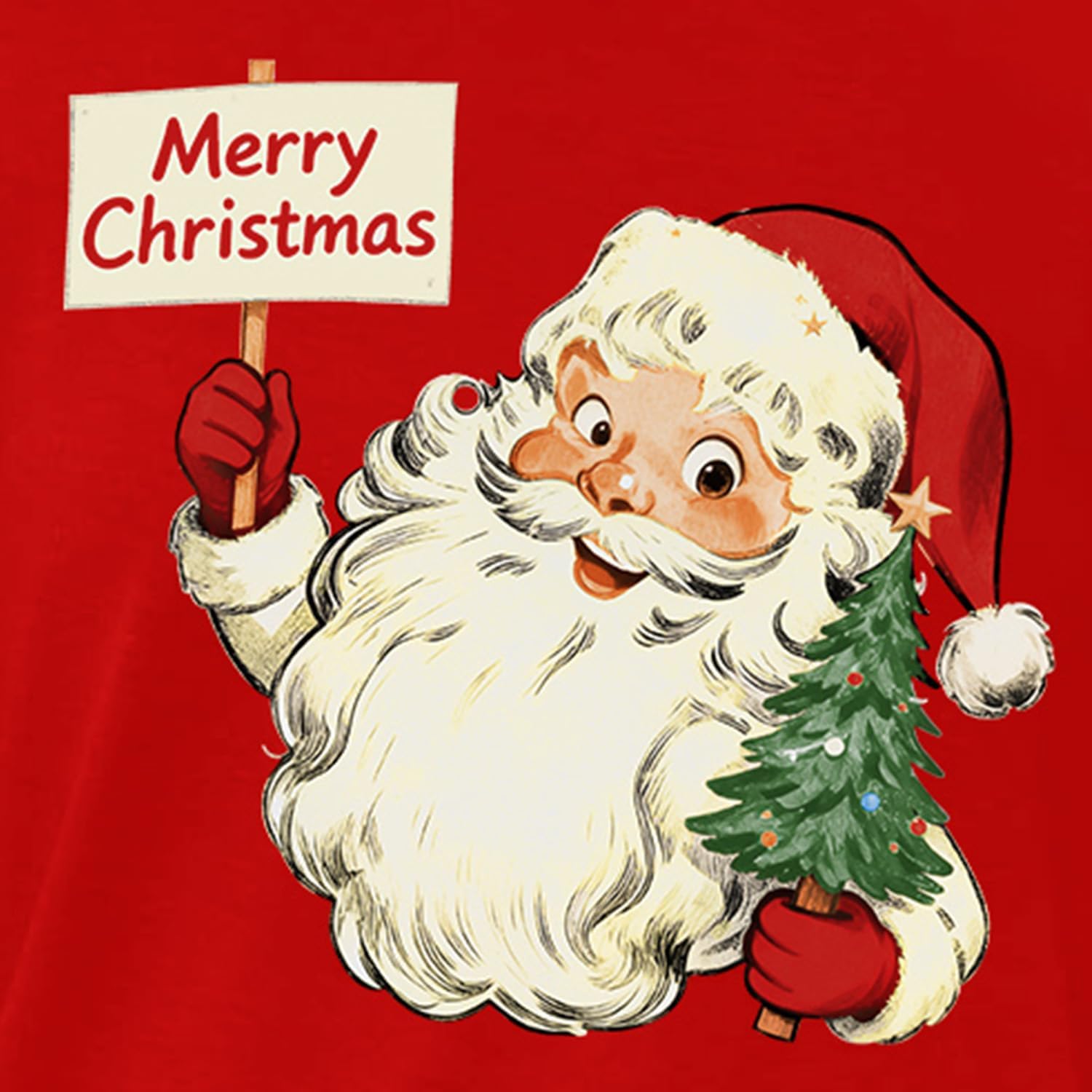 MAIHUN Christmas Santa Shirt for Women Merry Christmas Long Sleeve Snowflake Tshirts Xmas Holiday Tee Top - Image 5