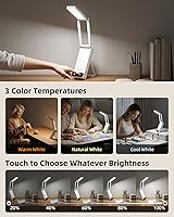 Vista 4 de EZVALO Lámpara para oficina hogar y lámpara con pilas 6000mah