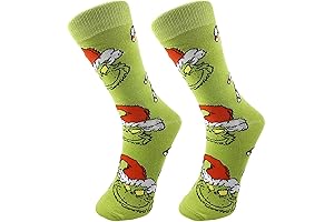 UTTPLL Grinch Socks for Men Women