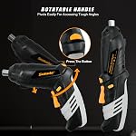 130-Piece Kit d'outils à la maison avec 3.6V Tournevis rechargeable sans fil, Ensemble d'outils pour femmes de base pour une nouvelle maison,Appartement,Dorm & DIY Projets