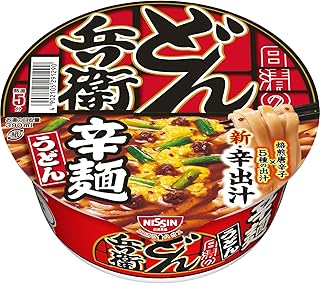 どん兵衛 辛麺 81g×12個 [日清食品 旨辛 焙煎唐辛子 カップ麺 カップうどん]