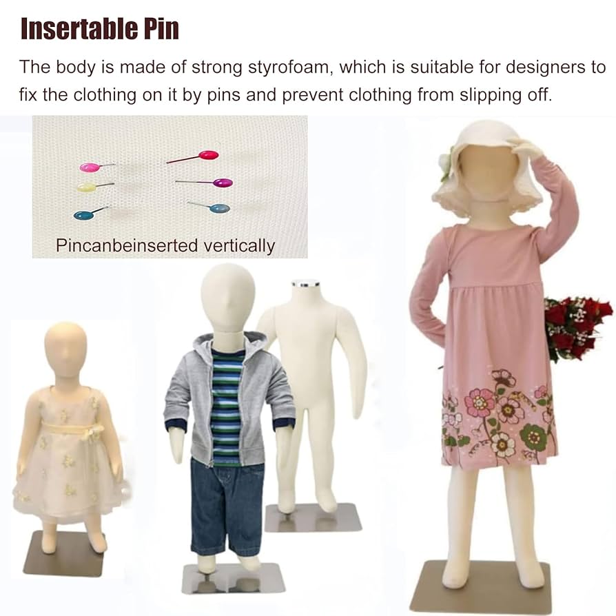【最終値下げ】子供服用 マネキン トルソー 全身 マネキン・トルソーの通販・販売｜ディスプレイプラン｜日本製