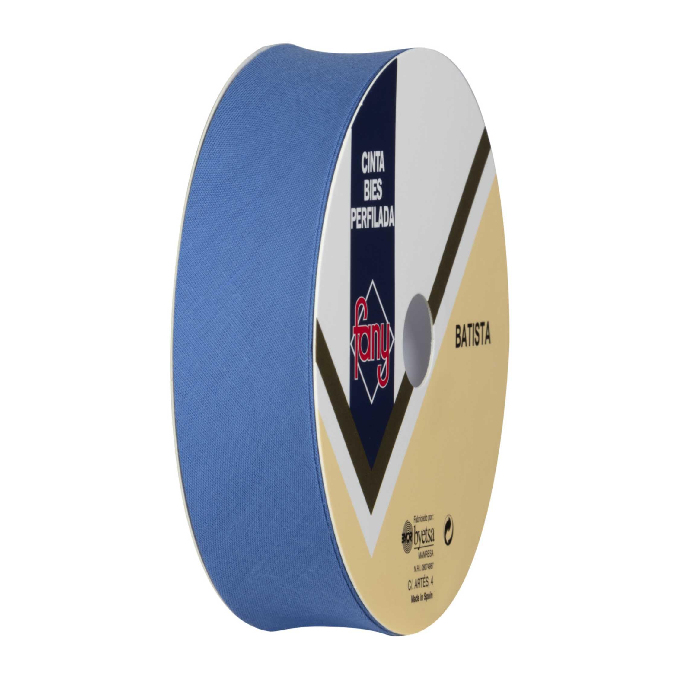 Discover Lifestyle & Fashion Fabrics Bias Binding Tape Polycotton Poly Cotton Sewing Piping Bunting Decorative Trim Edging Hemming Huge Colour Range | 25mm Wide (25 Metre Roll, Ocean Blue)