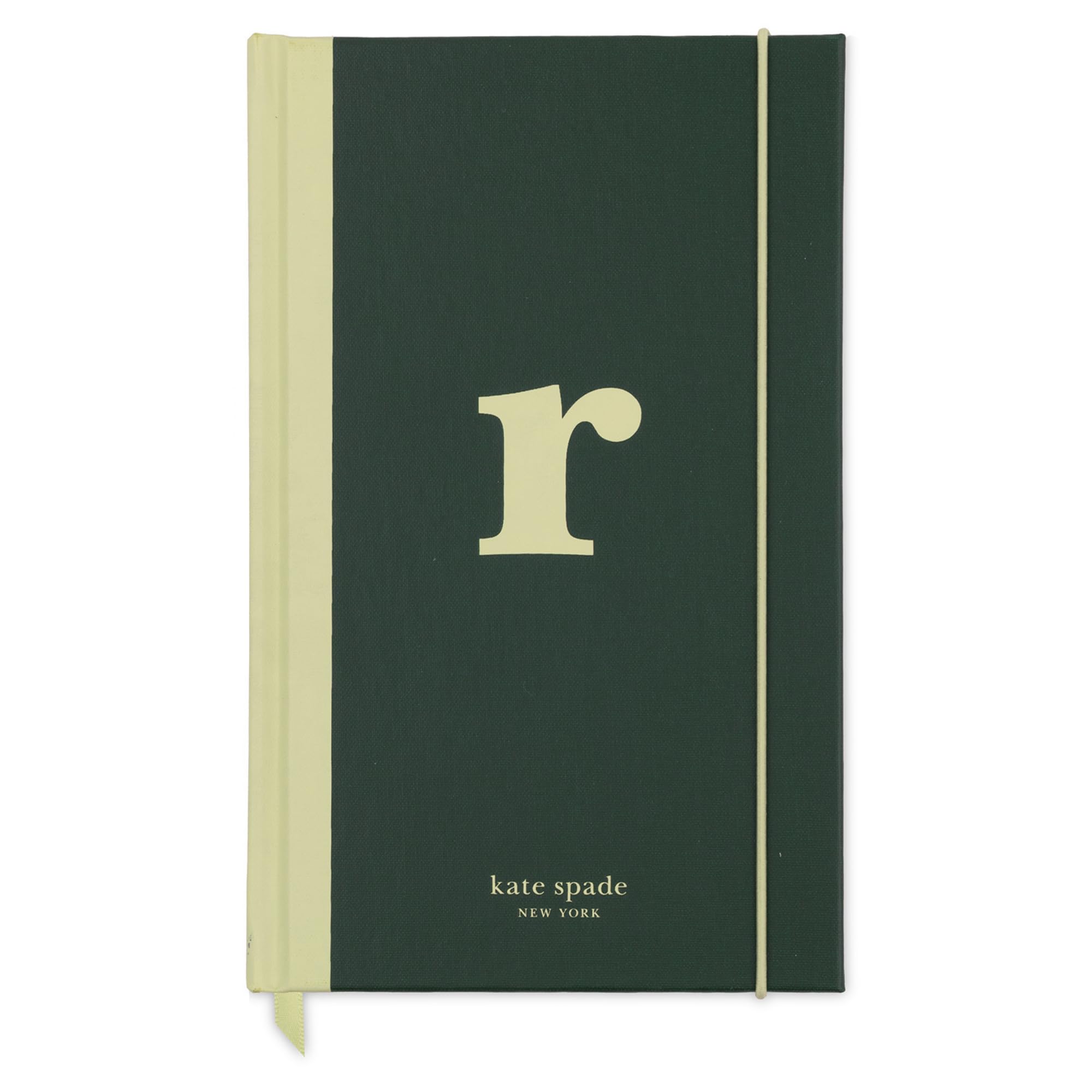 kate spade new york Just Mine Notebook Journal, Monogram Cloth Hardcover Journal, 8.25" x 5.25", Diary Includes 168 Lined Pages, (R)