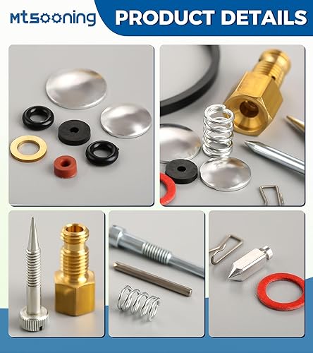 Miniatura 2 de Kit de reparación de carburador Mtsooning para motor Tecumseh 31840 2HP-7HP