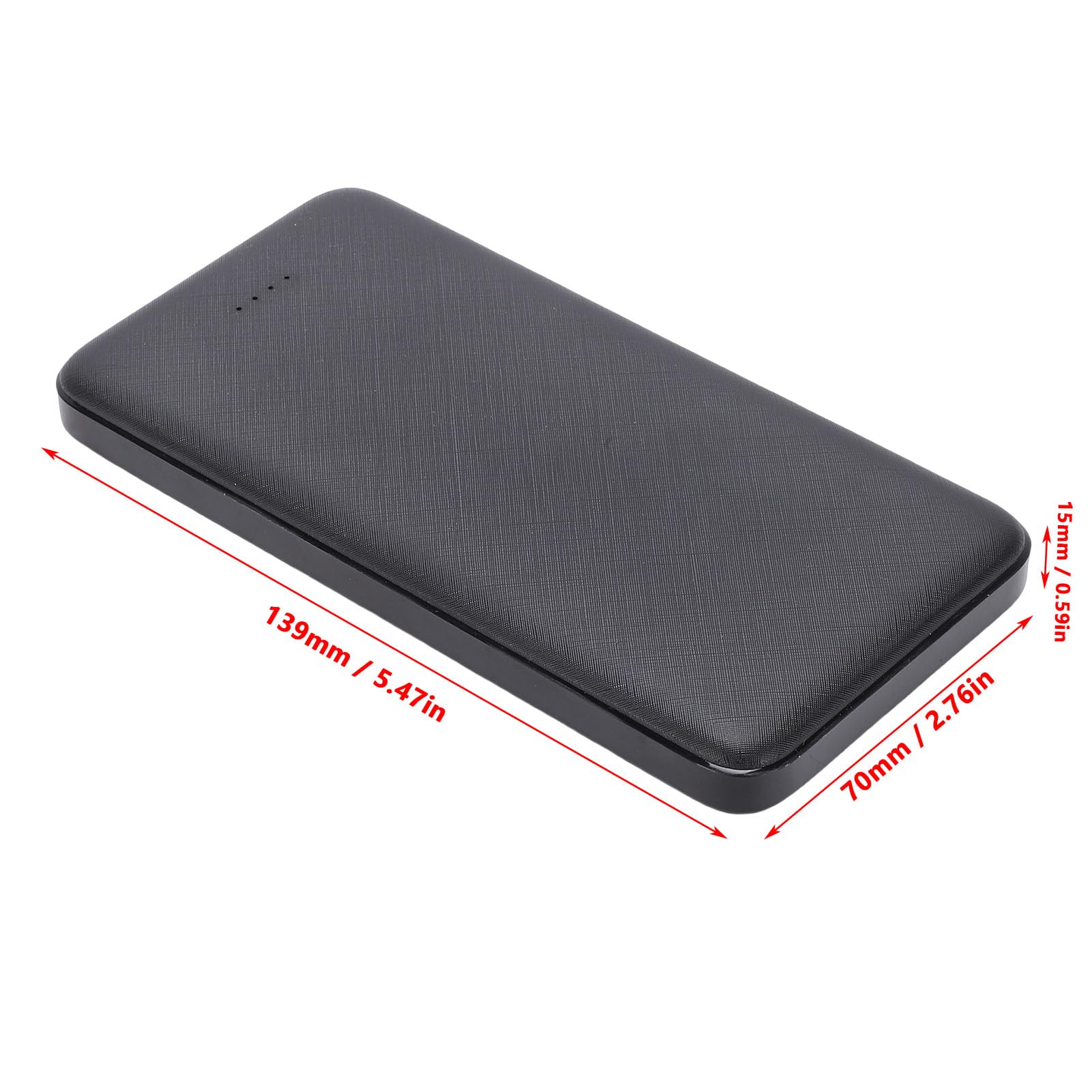 Fockety Batterie de Gilet Chauffant 20 000 MAh, 2 Ports de Sortie, Banque d'alimentation à Protections Multiples avec Indicateur LED, pour Veste Chauffante, Vêtements, Pantalons, Petits