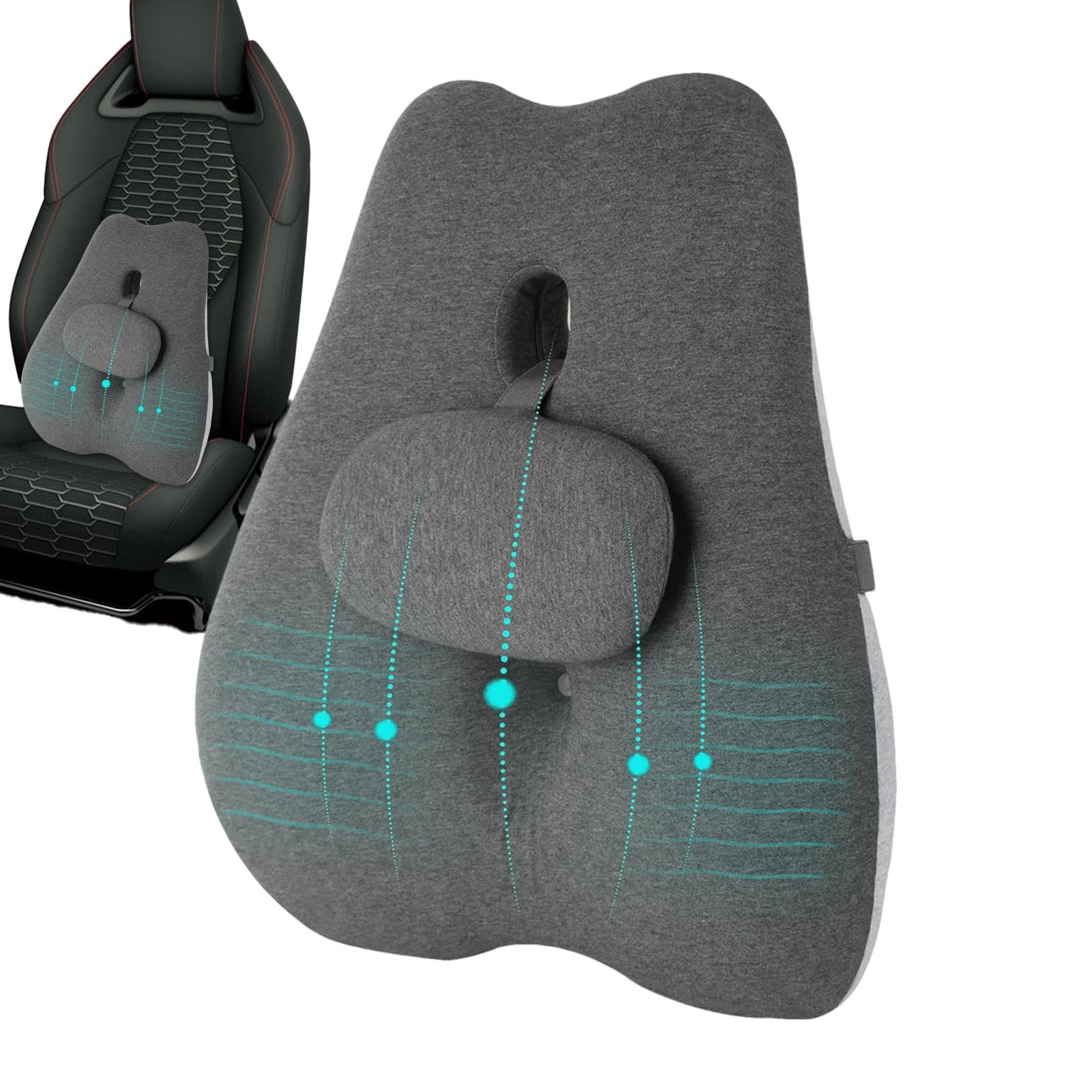 Coussin de soutien lombaire au bureau et en télétravail pour un confort quotidien absolu
