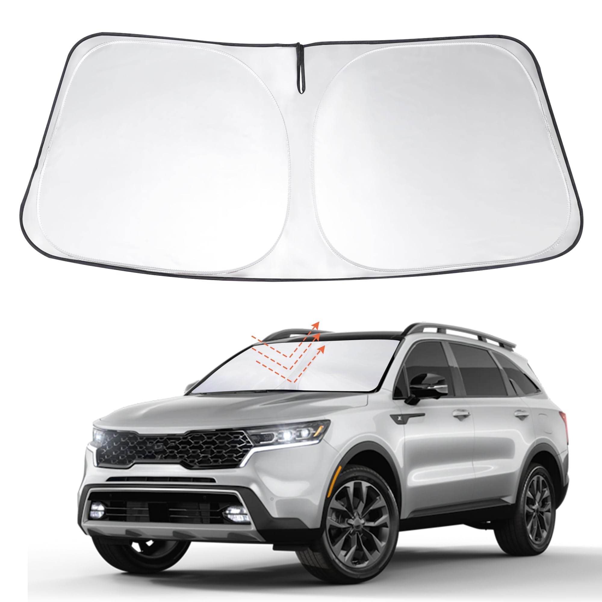 Windshield Sun Shade Sunshade for 2021-2025 2026 Kia Sorento