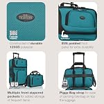 États-Unis Traveler Ensemble de bagages à main extensibles en tissu robuste de Rio unisexe-adulte