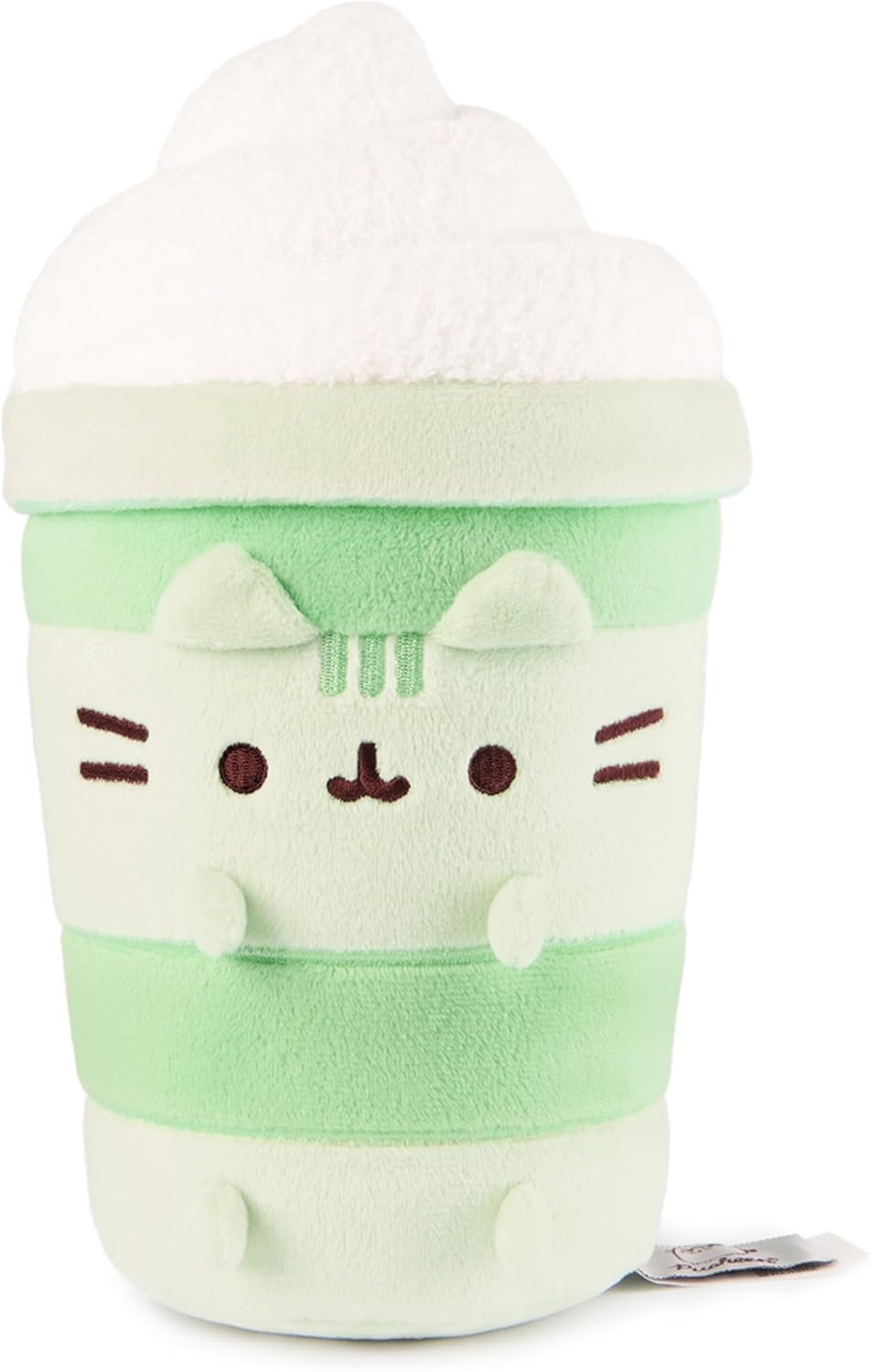 GUND Pusheen Matcha Latte Plush, Matcha Tea, Toy Dessert Food Stuffed Animal for Ages 8 and Up, Green, 9.5”