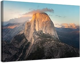Yosemite Wall Art Framed National Park Poster Nature Scenery Mountain Picture for Living Room California Natural Landscape Painting Canvas Print Modern Artwork Bedroom Bathroom Home Decorations 16x24