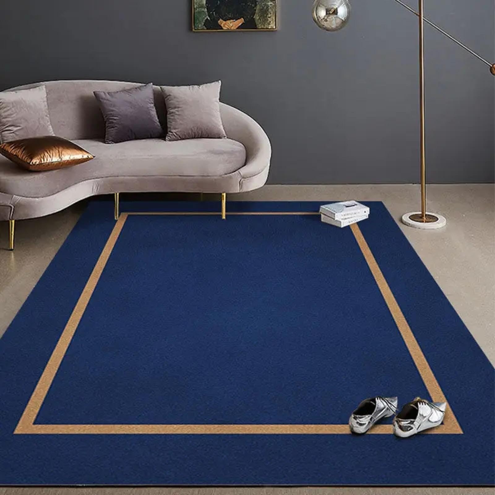 Tapis de luxe moderne pour réchauffer le sol du salon ou de la chambre