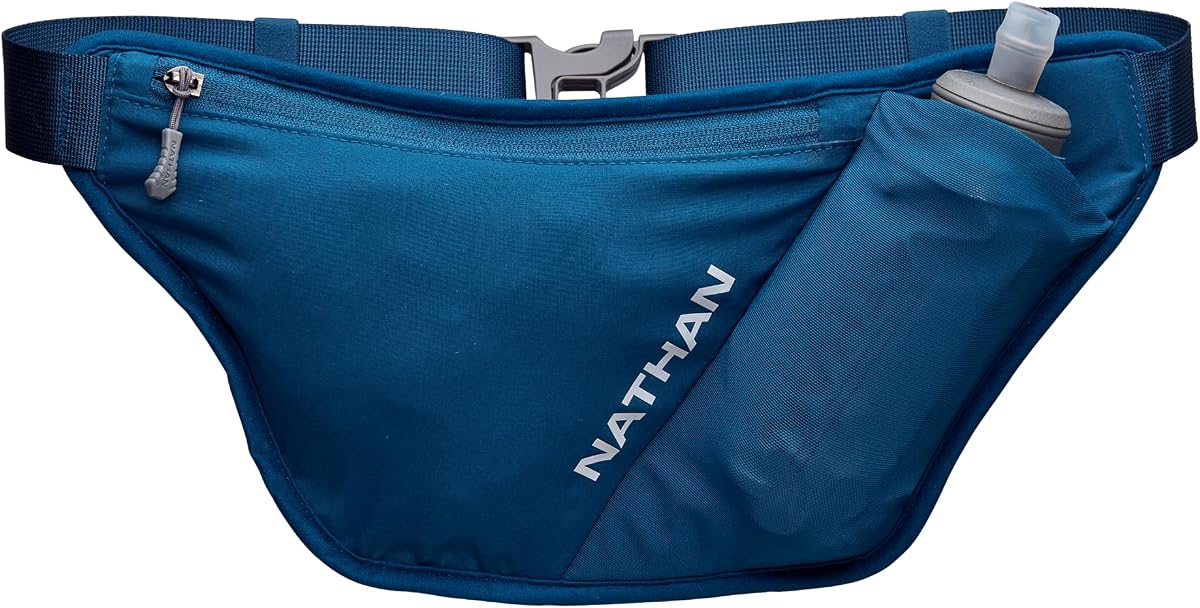 Hydration Belt for Running - Hydrapak Soft Flask 18oz Bottle with ExoSpine - Breathable, Adjustable Comfort Fit - Angled Flask Holder - Pinnacle Featherlite, Ultra-Light