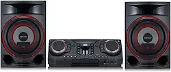 Mini System LG XBOOM - 2350W RMS, Graves Potentes, Karaokê, DJ Set e Party Speaker - CL87