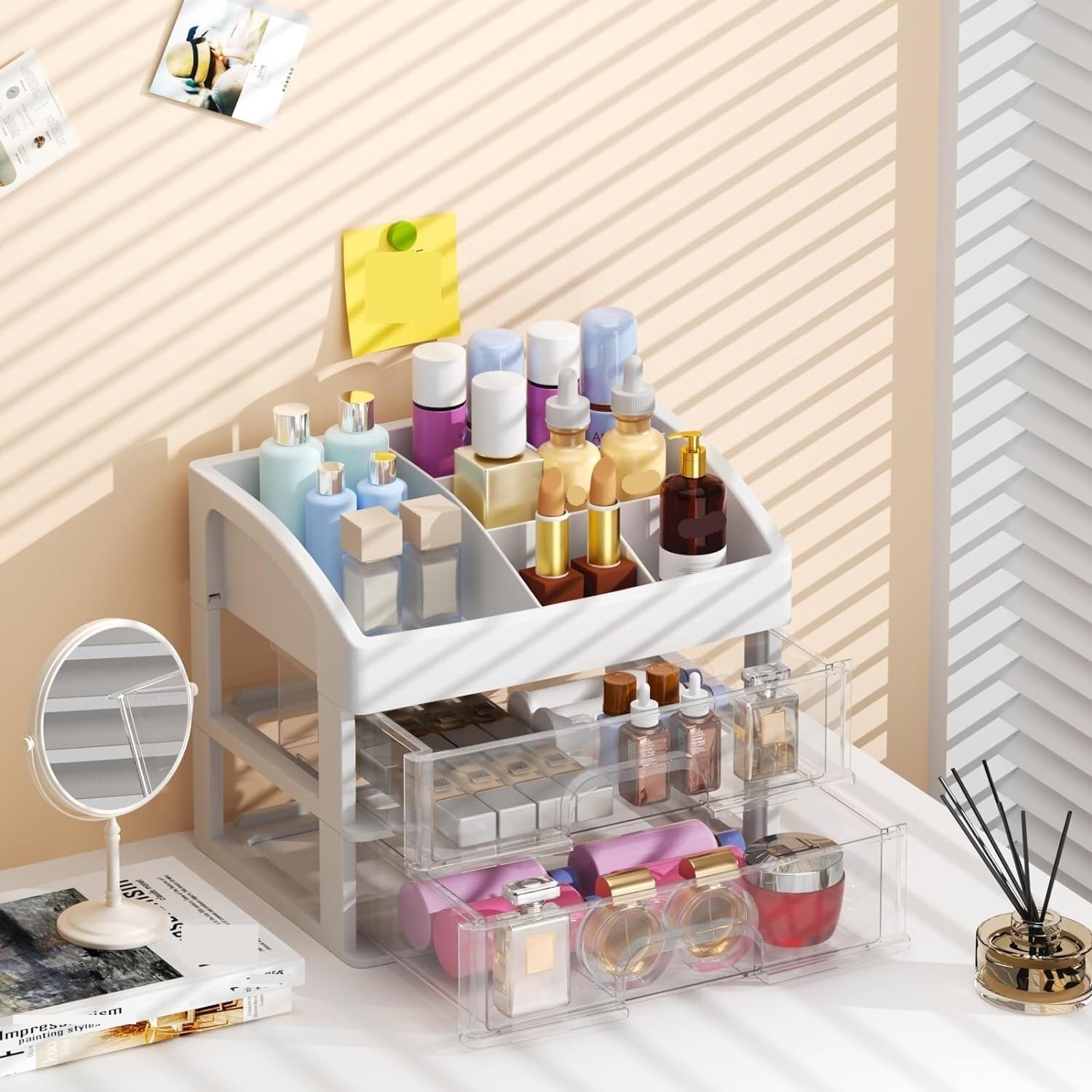Organizer Scrivania Organizzatore Scrivania Organizer Da Scrivania Con Cassetti Portaoggetti Da Scrivania Portaoggetti Da Scrivania Trasparente Per Articoli Per Ufficio Cosmetici Domestici Portapenne