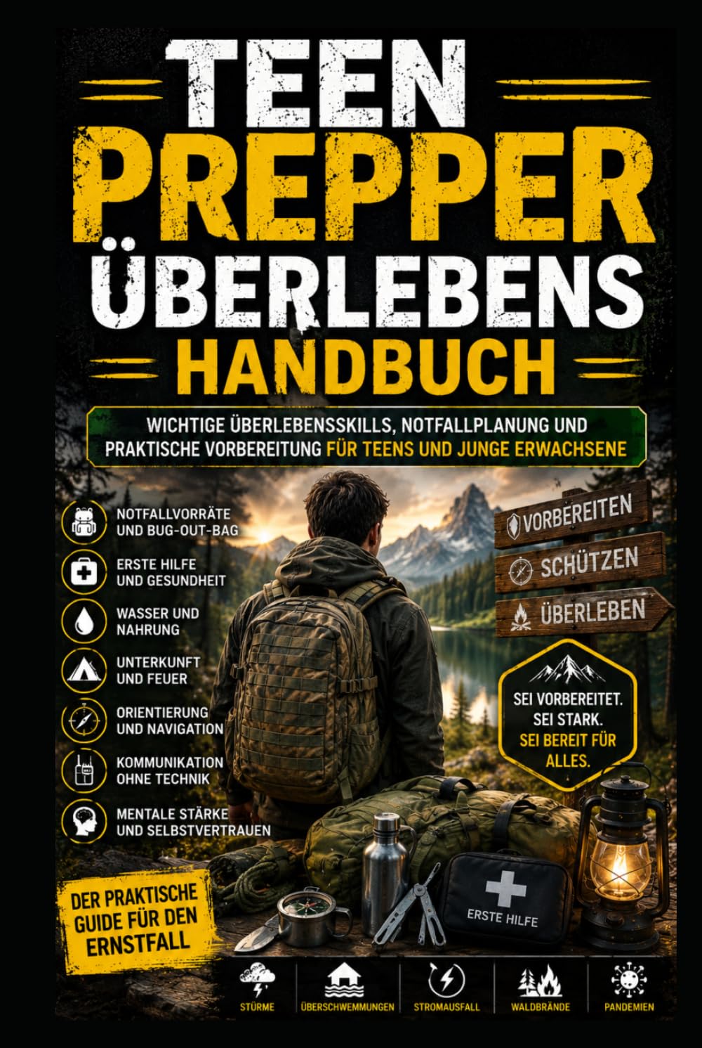 Teen Prepper Überlebenshandbuch: Wichtige Überlebensfähigkeiten, Notfallplanung und reale Vorbereitung für Jugendliche und junge Erwachsene