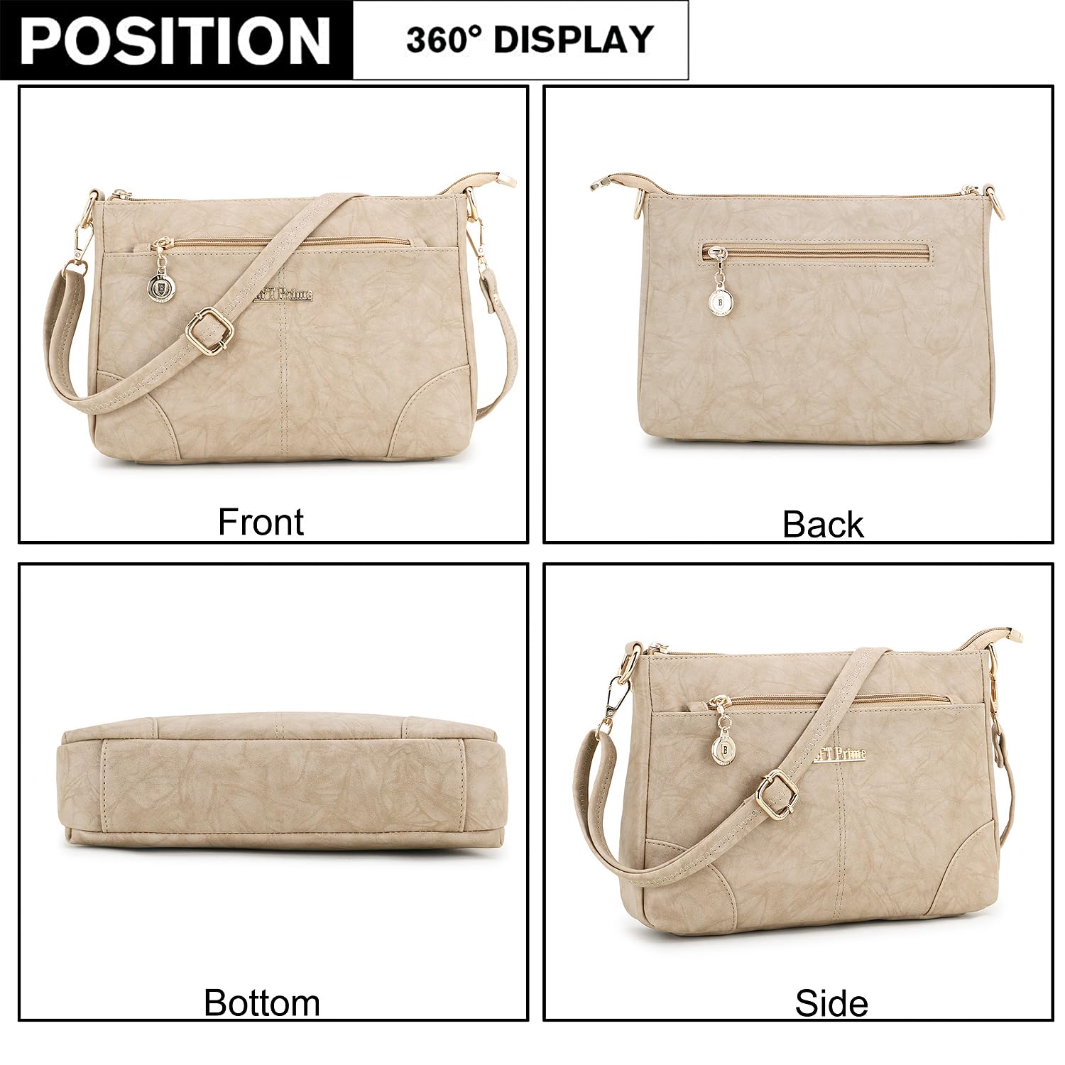 WOMEN MARKS BFT-12-SLING-BAG-2-LINE (CREAM) 4