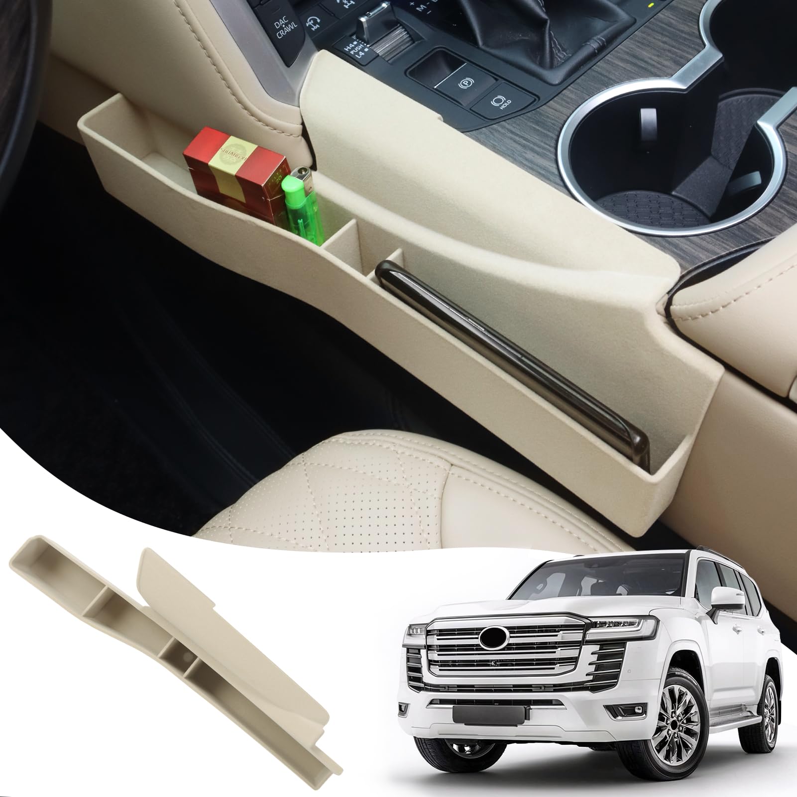 Amazon.co.jp: シートスリット収納ボックス2022-2024型トヨタ