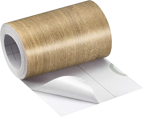 Miniatura 7 de uxcell Cinta de grano de madera, 1.97 pulgadas x 33 pies, adhesivo autoadhesivo para pared, esquina, mesa, puerta, sofá, muebles, decoración del