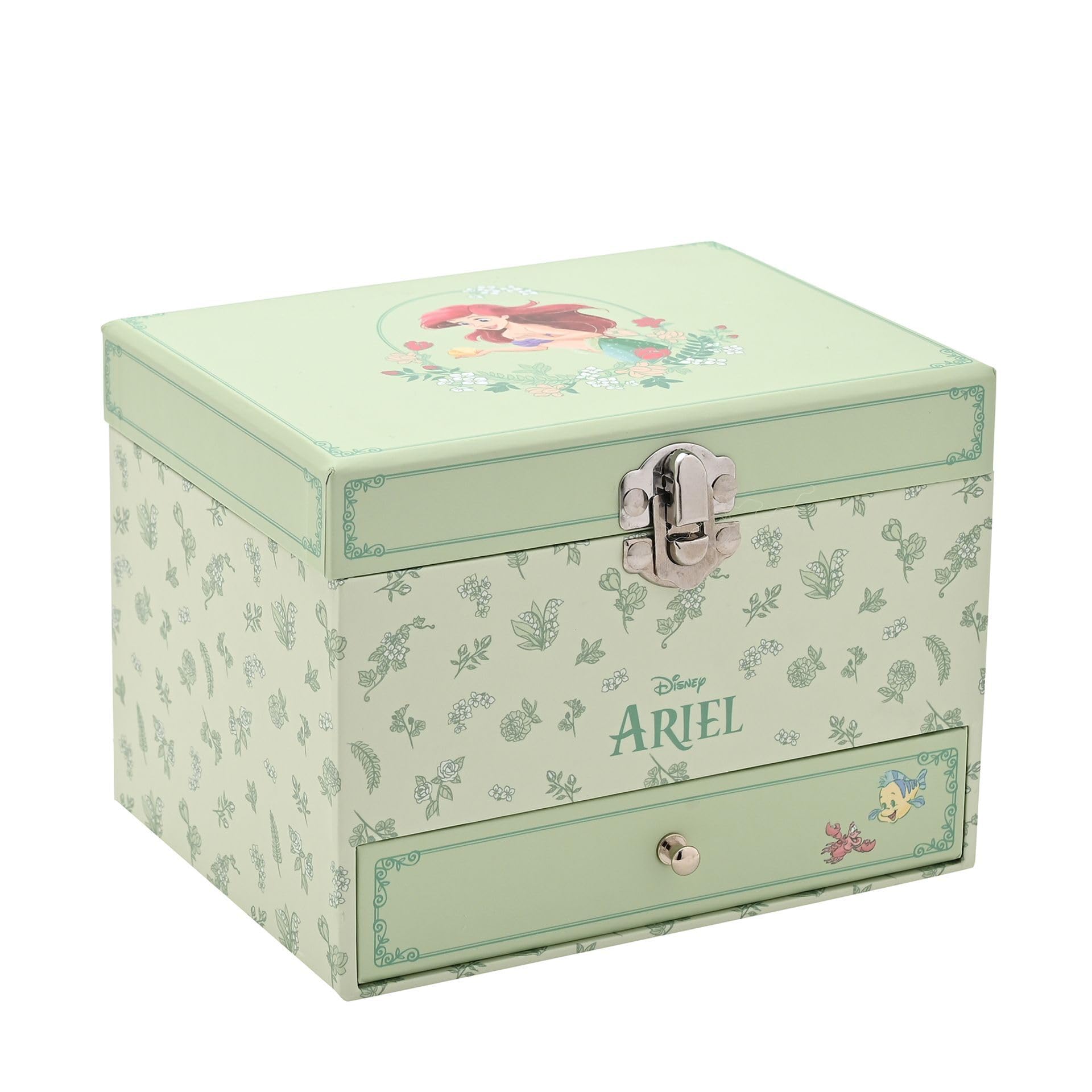 Widdop and Co Disney Pastel Princess Musical Jewellery Box - Ariel